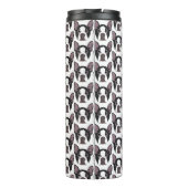 Boston Terriers on Tumbler Thermosbecher (Rückseite)