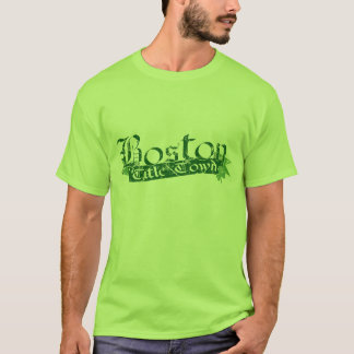 Boston-Titel-Stadt beunruhigt T-Shirt