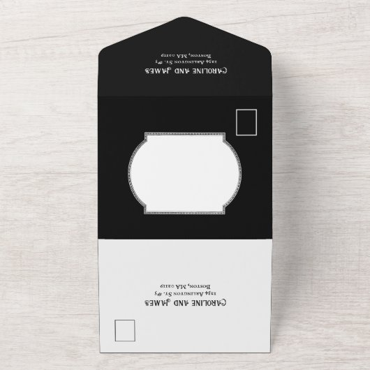 Boston Toile All in One Wedite All In One Einladung (Außenbereich)