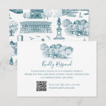 Boston Toile (Anniversar-Ausg.) Blau/Weiß