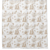 Boston Toile Duschvorhang (Vorderseite)