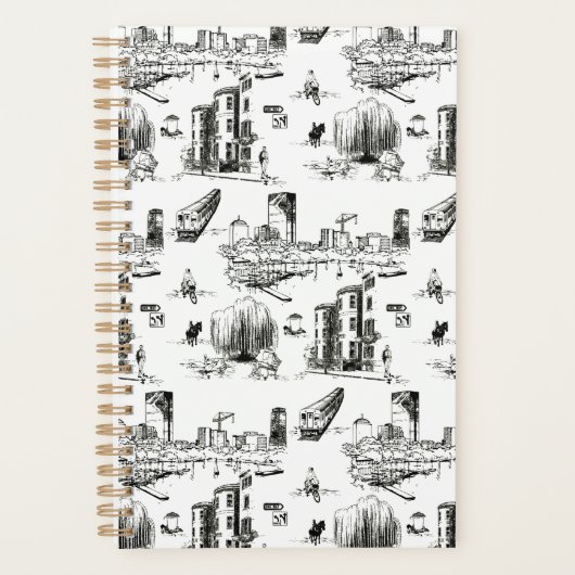 Boston Toile Planner Planer (Vorderseite)