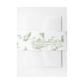 Boston Toile Sage Green Invasion Bly Band (Vorderseite Beispiel)