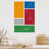 Boston - Transitpalettes Poster (Küche)
