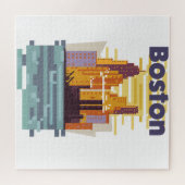 Boston Travel Poster Puzzle (Horizontal)