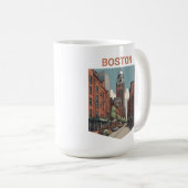 Boston Traveller - Eine tolle Geschenkidee Kaffeetasse (VorderseiteRechts)