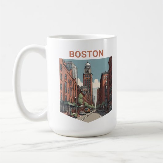 Boston Traveller - Eine tolle Geschenkidee Kaffeetasse (Links)