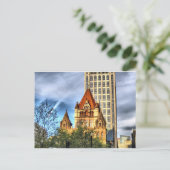 Boston Trinity Church Postkarte (Stehend Vorderseite)
