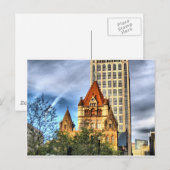Boston Trinity Church Postkarte (Vorne/Hinten)