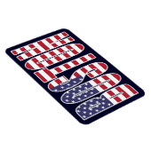 Boston U.S. Flag Premium Flexi Kühlschrankmagnet Magnet (Rechte Seite)