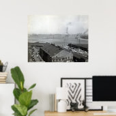 Boston-Ufergegend Poster (Heimbüro)