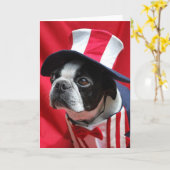 Boston Uncle Sam Card Karte (Gelbe Blume)