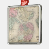 Boston und angrenzende Städte Ornament Aus Metall (Links)