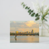Boston und der Charles River am Sommernachmittag Postkarte (Stehend Vorderseite)