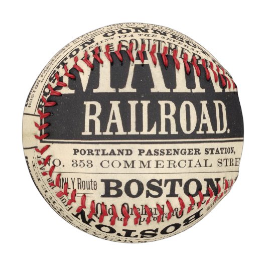 Boston und Maine Railroad Baseball (Vorderseite Links)