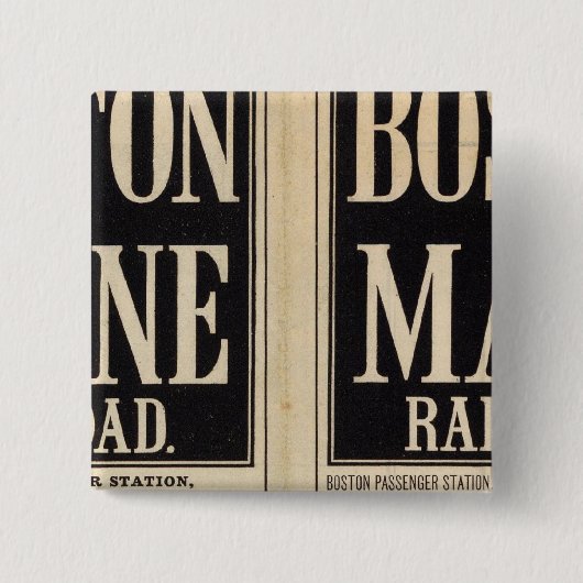 Boston und Maine Railroad Button (Vorderseite)