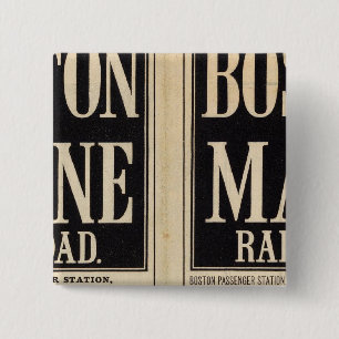Boston und Maine Railroad Button