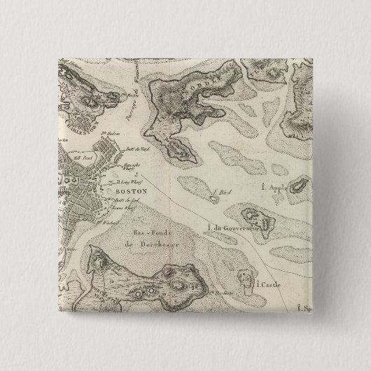 Boston und Umgebung Button (Vorderseite)