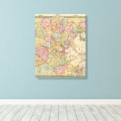 Boston und Umgebung Leinwanddruck (Insitu (Holzboden))