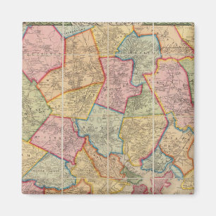 Boston und Umgebung Magnet