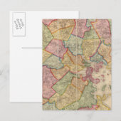Boston und Umgebung Postkarte (Vorne/Hinten)