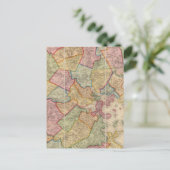Boston und Umgebung Postkarte (Stehend Vorderseite)