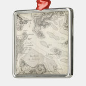 Boston und Umgebung Silbernes Ornament (Links)