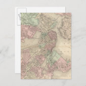 Boston und Vicinity Postkarte (Vorne/Hinten)