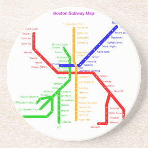 Boston-Untergrundbahn Untersetzer