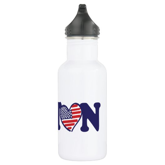 Boston USA Edelstahlflasche (Rechts)