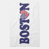 Boston USA Geschirrtuch (Vertikal)