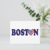 Boston USA Postkarte (Stehend Vorderseite)