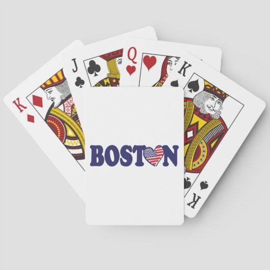 Boston USA Spielkarten (Rückseite)