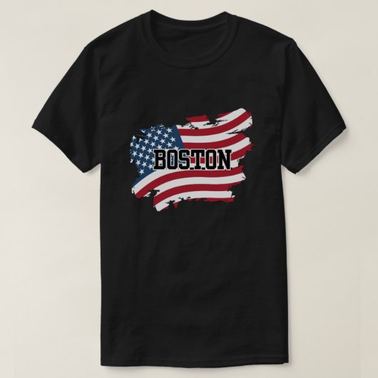 Boston USA T-Shirt (Design vorne)