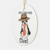 Boston Vater Keramik Ornament (Links)