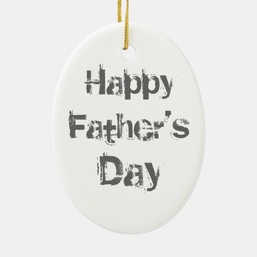 Boston Vater Keramik Ornament (Hinten)