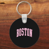 Boston Vintage Preppy Varsity Nk Srts  Schlüsselanhänger (Vorderseite)