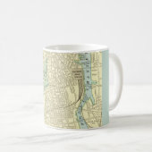 Boston Vintage-Straßenkarte Kaffeetasse (VorderseiteRechts)