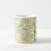 Boston Vintage-Straßenkarte Kaffeetasse (Mittel)