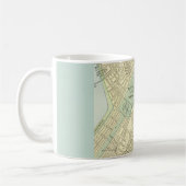 Boston Vintage-Straßenkarte Kaffeetasse (Links)