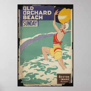 Boston Vintage Travel Poster und Retro Prints
