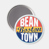 Boston Vintages Label Magnet (Vorderseite/Rückseite)