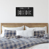Boston Wall Art Leinwanddruck (Insitu (Schlafzimmer))