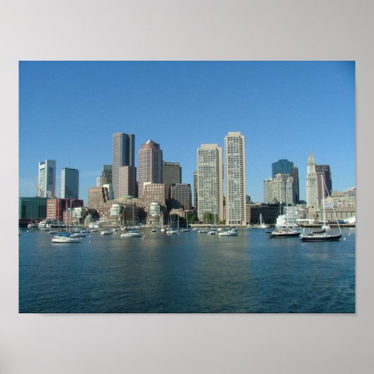 Boston Waterfront Poster (Vorne)