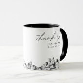 Boston Wedding Custom Personalisiert Coffee Tasse (VorderseiteRechts)