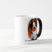 Boston-Welpe mit Binky Tasse (VorderseiteRechts)