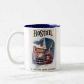BOSTON ZWEIFARBIGE TASSE (Links)