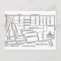 Bostoner Beacon Hill Map