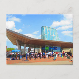 Bostoner City berühmtes Aquarium Blick auf Busfens Postkarte