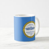Bostoner Flagge, Massachusetts Kaffee Tasse (VorderseiteRechts)